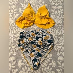 Maternity two piece high waisted bikini
